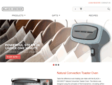 Tablet Screenshot of blackanddeckerappliances.com